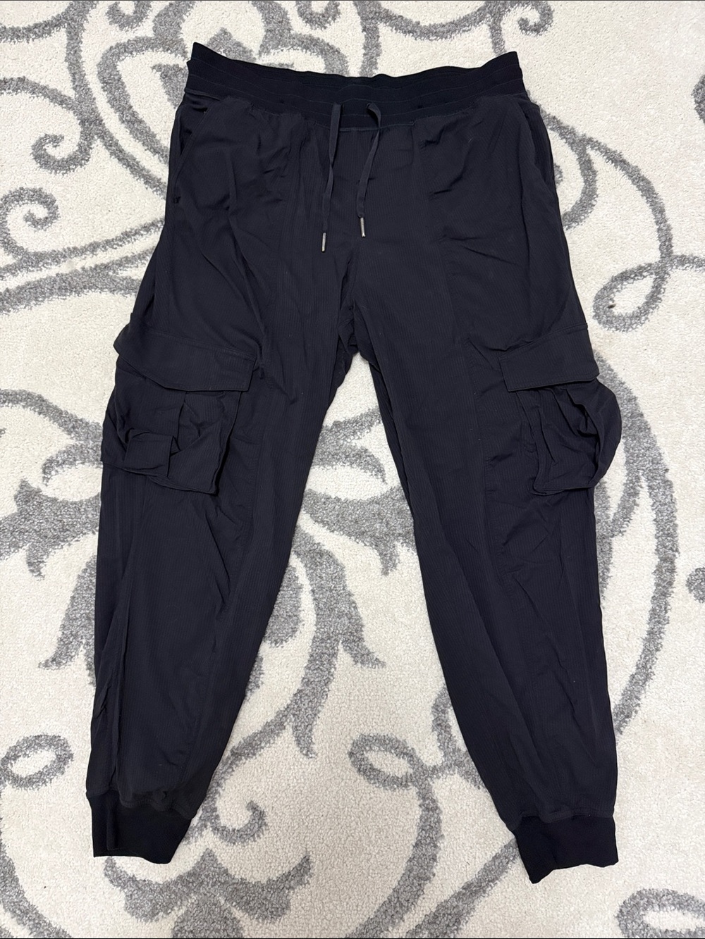 lululemon athletica Black Cargo Jogger Pants